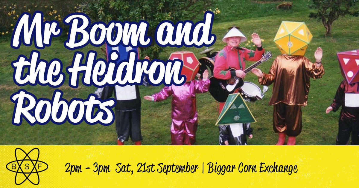 "I'm not gonna lie that was the best hour ever... genuinely the most entertaining show I've seen in the science festival" 
a recent Facebook quote from a young mum after Mr Boom's show at the Edinburgh Science Festival
(<a href="/EdSciFest/">Edinburgh Science</a>), 2019. #Biggar
facebook.com/events/8647269…