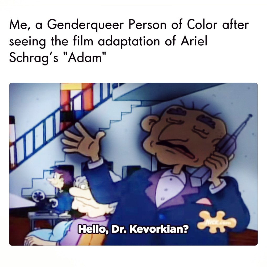 devonwippxxx's tweet photo. holy shit i saw adam tonight with a mostly (as expected) cis crowd and without giving too much away lemme just meme it #boycottadam https://t.co/89cEVhfHT9
