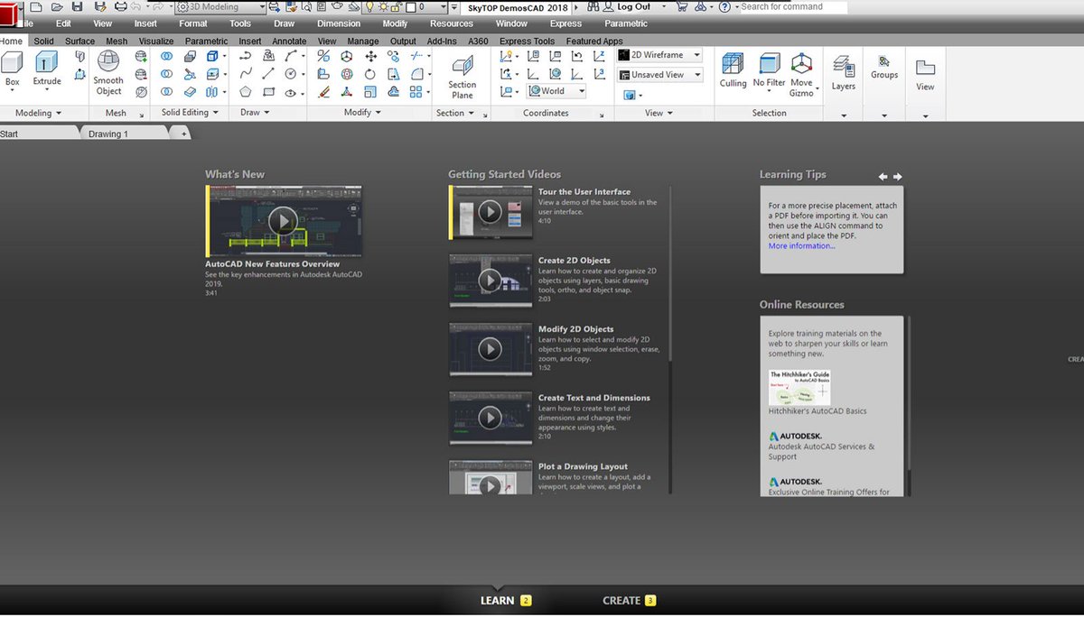 DemosCAD's tweet image. #ClickaTool and use DemosCAD to learn and understand AutoCAD tools and commands through demonstrations, procedures and exercises.
Sign up today on demoscad.net and begin your journey to CAD excellence.