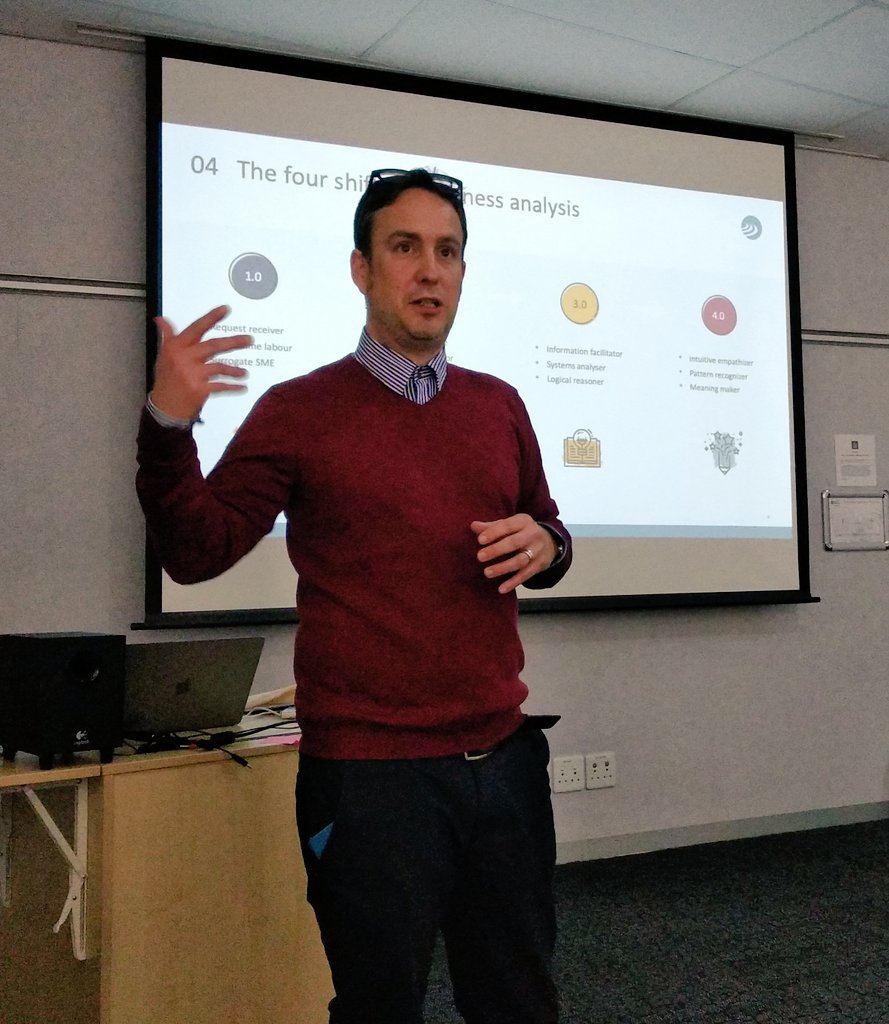 Jéan Raath | The Willing Raven (@raathel) on Twitter photo Brilliant start to our <a href="/IIBASA/">IIBA South Africa</a> #capetownpdd with <a href="/newbert/">Newbert's Blog</a> sharing some secret sauce!
If you're not here you're missing out!
#baot #valuedelivery Brilliant start to our <a href="/IIBASA/">IIBA South Africa</a> #capetownpdd with <a href="/newbert/">Newbert's Blog</a> sharing some secret sauce!
If you're not here you're missing out!
#baot #valuedelivery