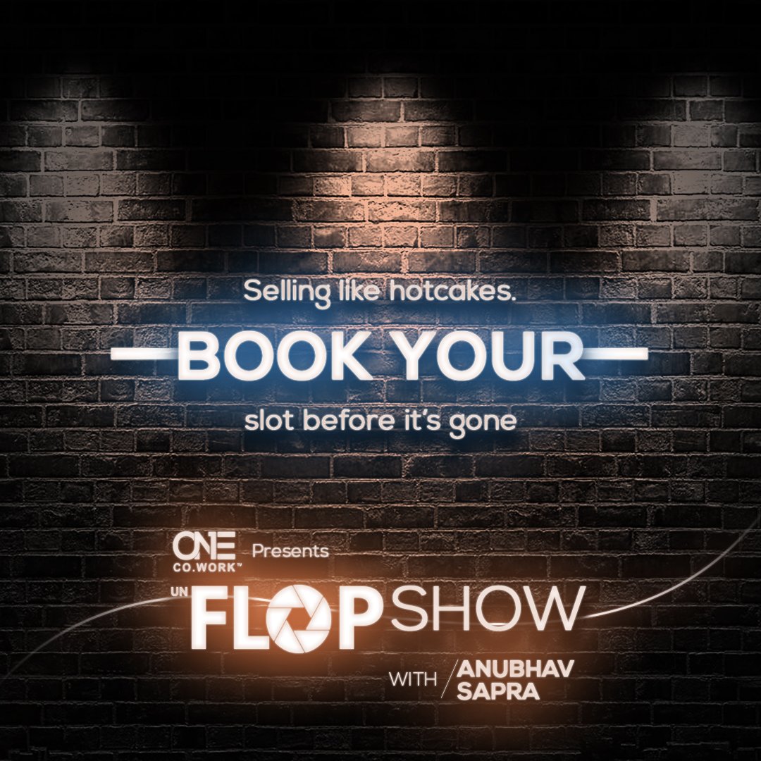 OneCoWork's tweet photo. Make your mind before you miss. Only a few tickets left!
@DelhiFoodWalks
#OneCoWork #WorkTheWayYouLove #TheUnflopShow #Event https://t.co/JFP2gLx90g