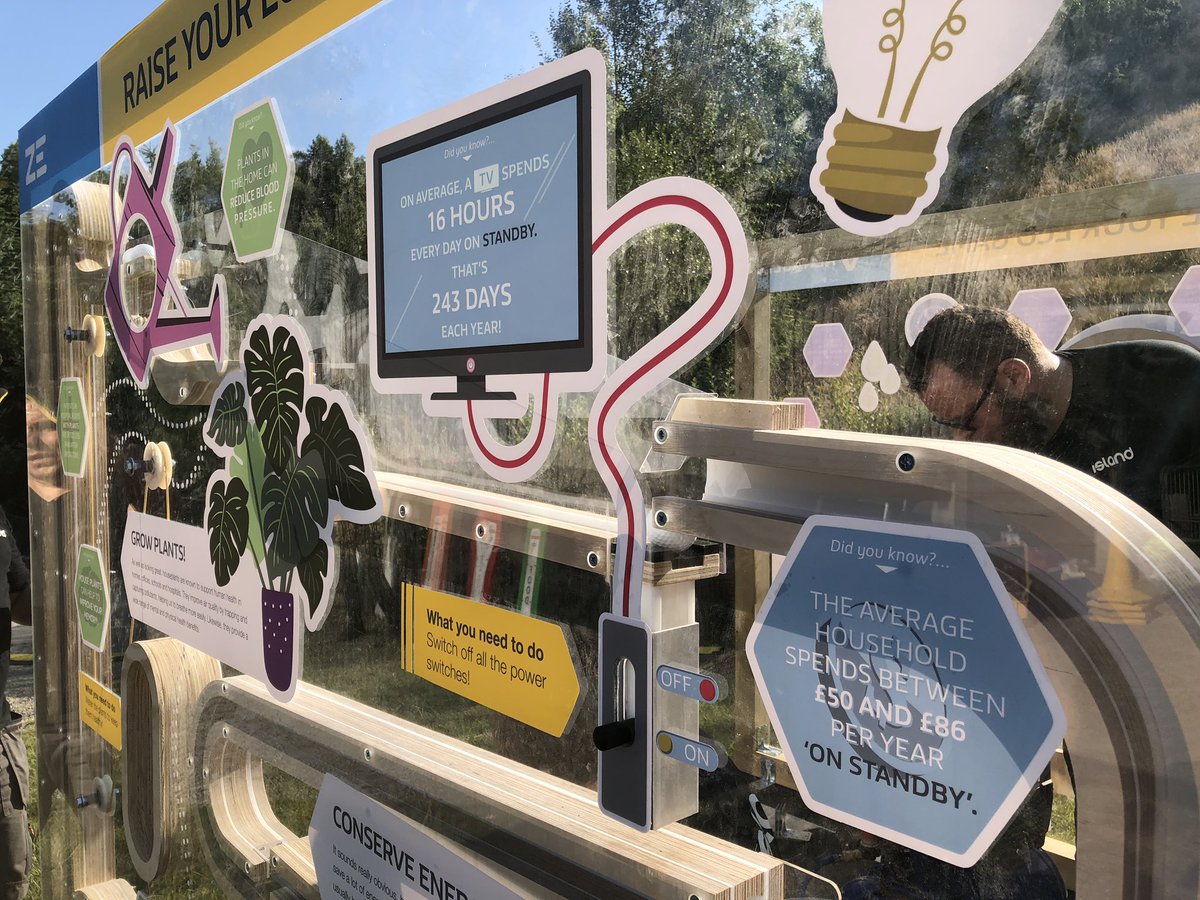 Today <a href="/edenproject/">Eden Project</a> Summer Programme launches, where amongst lots of other activities and exhibits, we’ve built this rather wonderful giant marble run! <a href="/renault_uk/">Renault UK</a> Raise Your Eco Game teaches lots of easy, practical ways to reduce your impact on the environment. #sustainablefuture