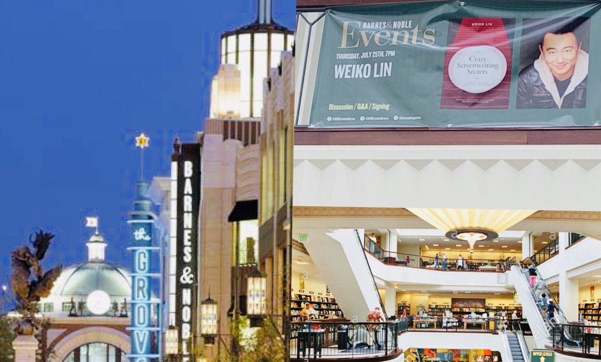 one more day! 
-
This THURS 7/25 @ 7pm in #Hollywood <a href="/BNEventsGrove/">Barnes & Noble Events The Grove</a> <a href="/TheGroveLA/">The Grove LA</a> 

Event is FREE! RSVP below
eventbrite.com/e/weiko-lin-jo…
<a href="/its_willyu/">William Yu 유규호</a>