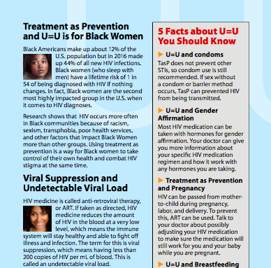 blackaids's tweet photo. To our Black trans AND cis sistas: WE have the power to #EndTheEpidemic in our community. One way is to teach ourselves and others about the power and science of #UEqualsU and #PrEP. #ETE #BlackWomenEndingHIV #ScienceNotStigma Learn more: https://t.co/cGZRBEDPAr https://t.co/CcsoNCk5tq