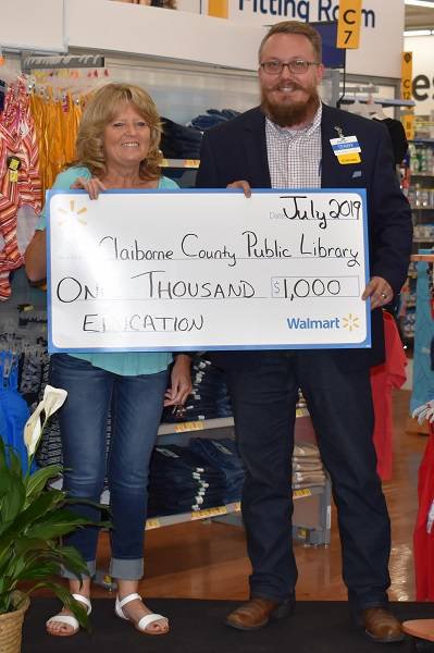 ClaibornePublic's tweet photo. Great news! We are excited to announce that the Library received a grant from Walmart Giving to help with some of our children's programming. The Library provides programming for children and adults throughout the year and we are grateful. #WalmartGiving #BetterTogether #Walmart https://t.co/6NH6IK7tcA