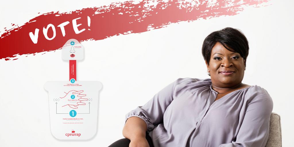 Not only is CPR Wrap competing in <a href="/LaunchTN/">Launch Tennessee</a>'s pitch competition during @3686Fest  they're competing in a crowd favorite award! #VOTE for the CPR Wrap to help them walk away with $10,000 here: bit.ly/2JMN3rt #launchtn #3686Fest #cprwrap