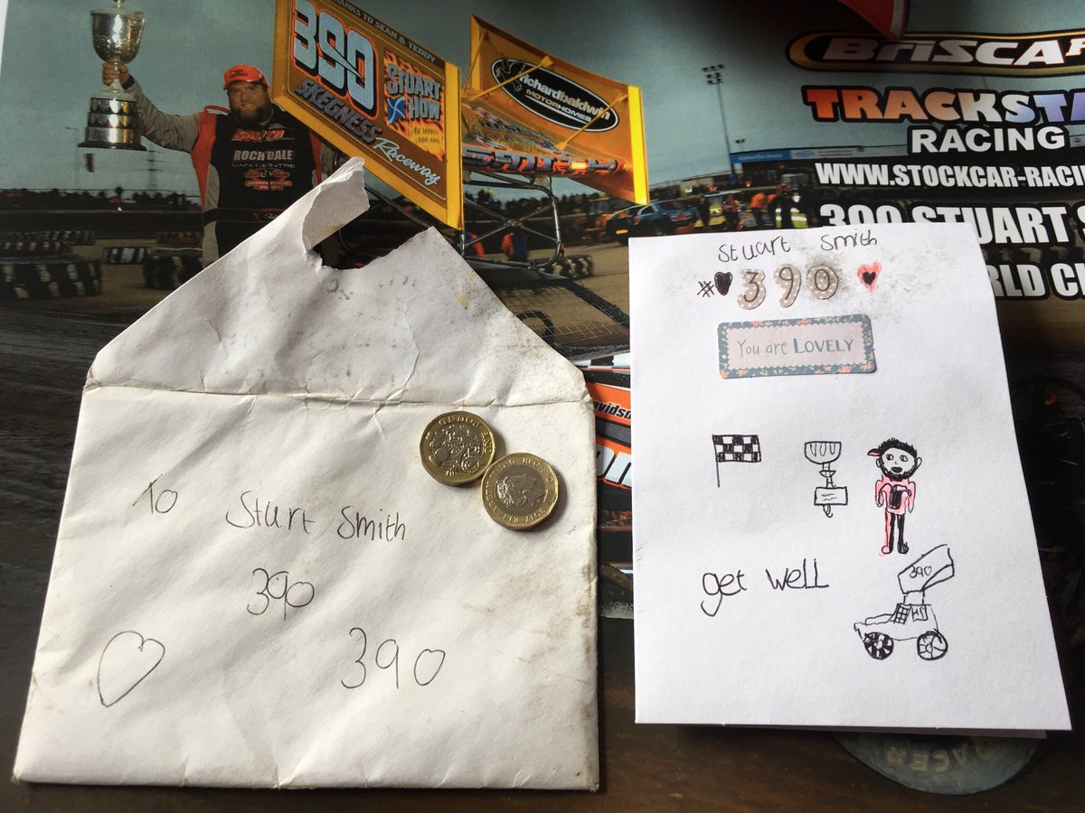 So nice to receive letters and cards like this from young fans. This little girl Paige even gave me two pounds from her piggy bank!! 😢 so I hope you like a few things I’m sending your way to say thanks! PS like the drawing especially the beard.