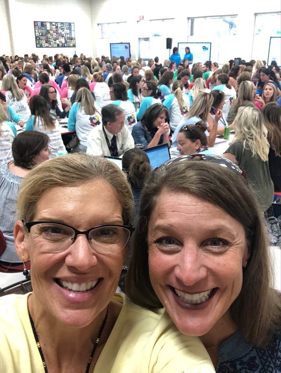 Principals smiling on the first day of whole staff returns. Working on the Instructional Framework in the North! #ForsythTandL #ForsythPLN #gotplans ⁦@ChestateeES⁩ ⁦@FCSchoolsGA⁩