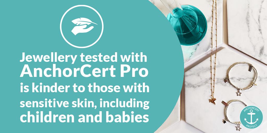 These lovely pieces from ChloBo Jewellery have been tested by AnchorCert Protect! If a piece of jewellery carries the AnchorCert Protect logo, it means that the jewellery has been tested to ensure that it doesn't contain any metal that could cause an allergic reaction.