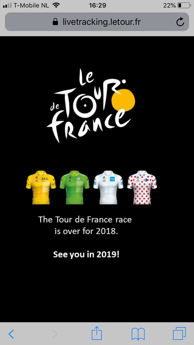 Nog even de tour volgen op de kaart. #tdf18