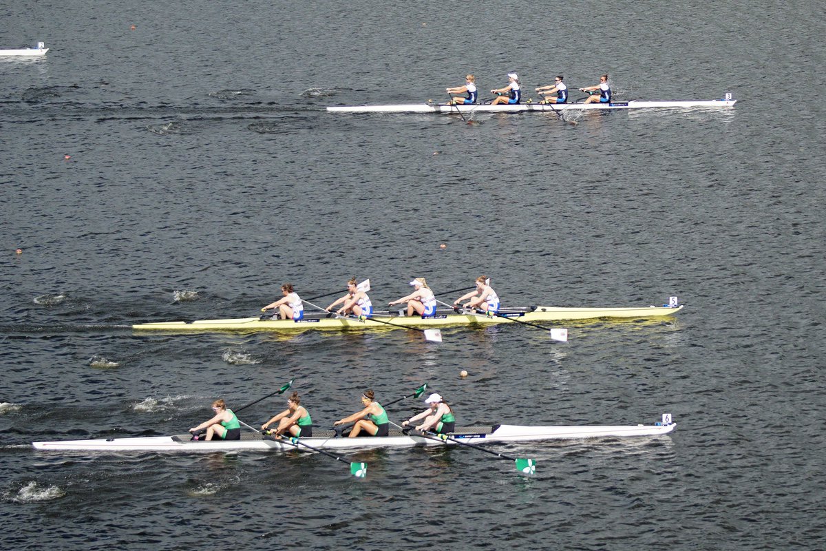 WorldRowing's tweet photo. Tight racing this morning! USA take the only A-Final qualification spot in heat one of the BW4- 

📸Ben Chattell / World Rowing 

#WRU23Champs #worldrowing https://t.co/mQQgGD4BlV