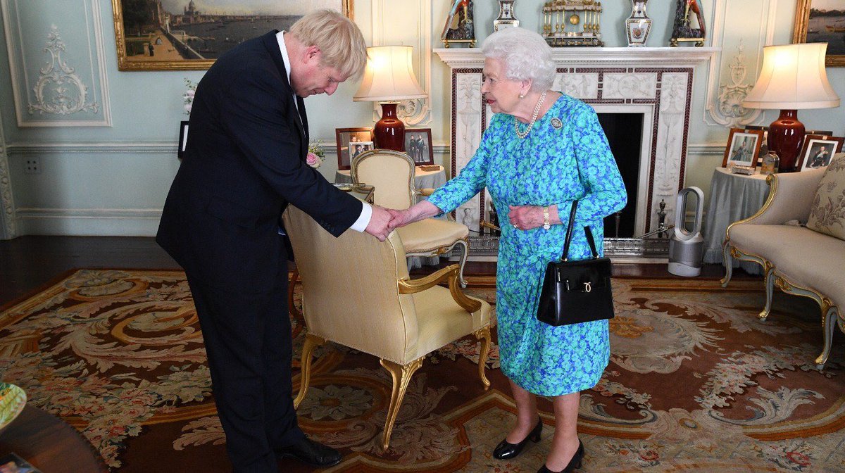 The Crown and The Clown. #BorisJohnsonPM