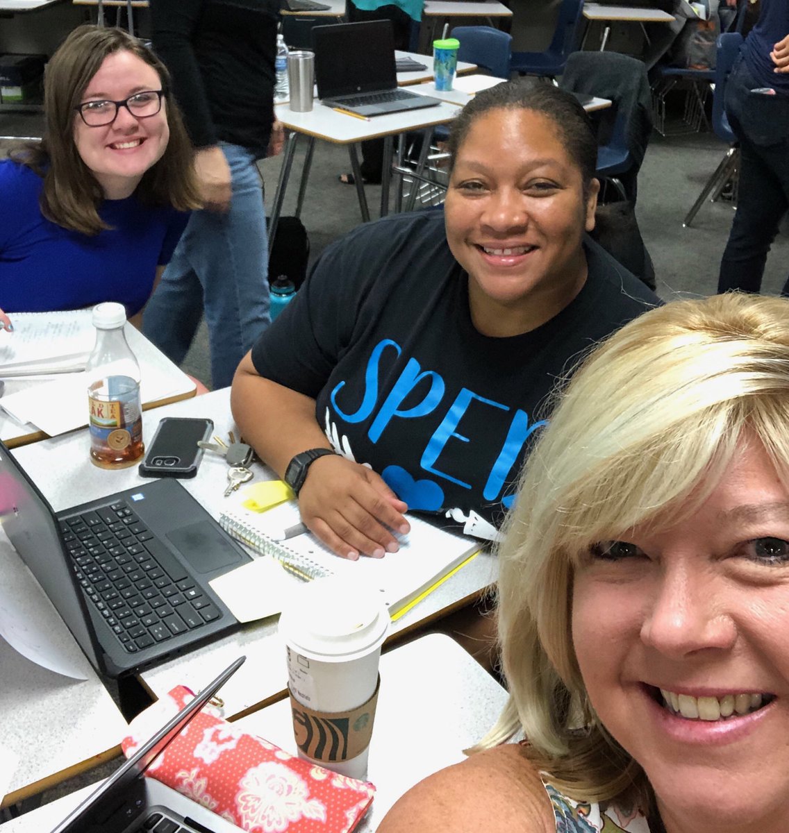 theDebbieJones's tweet photo. This year I’m so excited that ⁦@JPE_Panthers⁩ will dive into SBG school wide this year!!! Can’t wait to watch our Panthers learn &amp; grow. Enjoying my day of learning with ⁦⁦@EmilyWestfall6⁩ @lanise5097 #JPEPantherPRIDE https://t.co/91fbjsVPKr