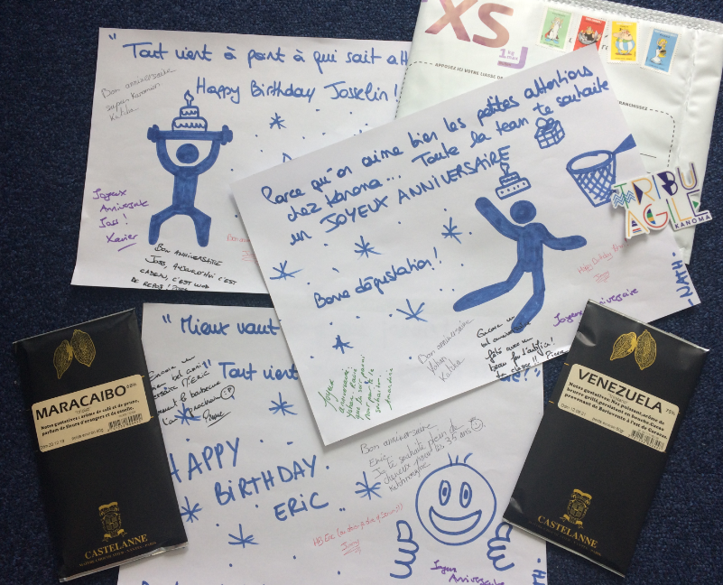 Parce qu'il est important d'avoir des petites attentions et parce qu'on aime chouchouter nos kanomiens, à chaque anniversaire🎁, on envoie un petit courrier surprise avec une petite douceur à déguster 🍫 #happybirthday #kanoma #castelanne