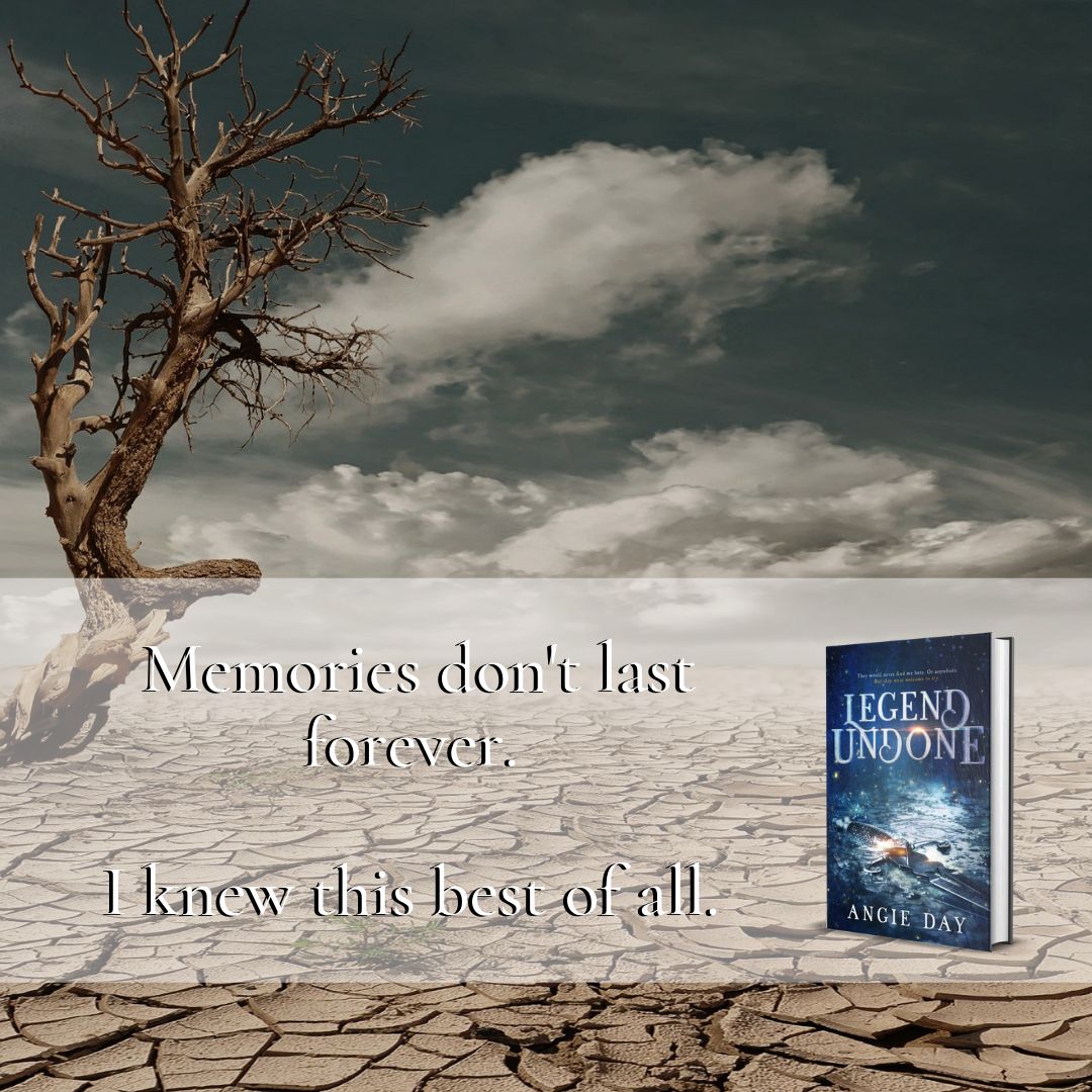 angiedayauthor's tweet photo. Memories don’t last forever.
I knew this best of all.
#LegendUndone #1linewed #amreading https://t.co/GSat9x5WiB