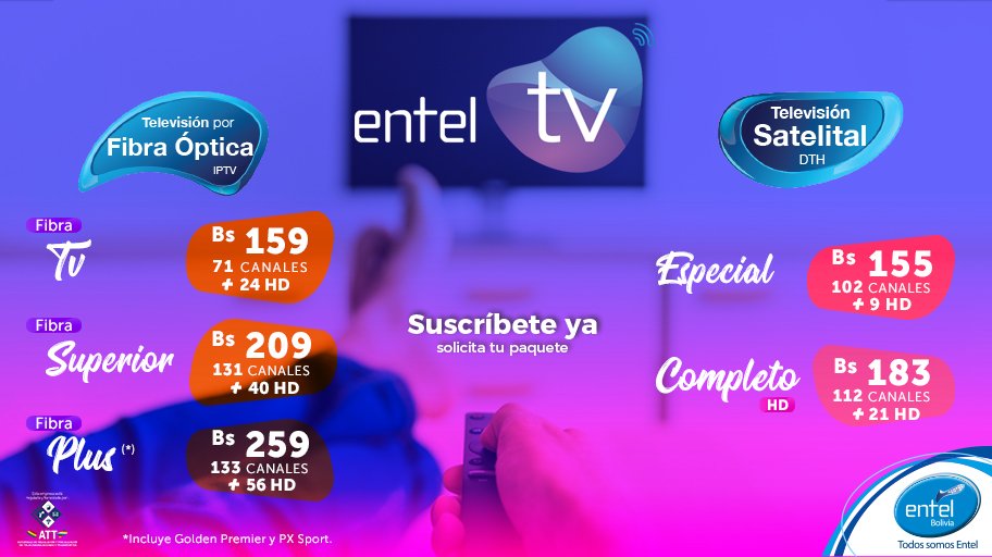 cazar colección Pensativo television por fibra optica entel Volverse parrilla mayor