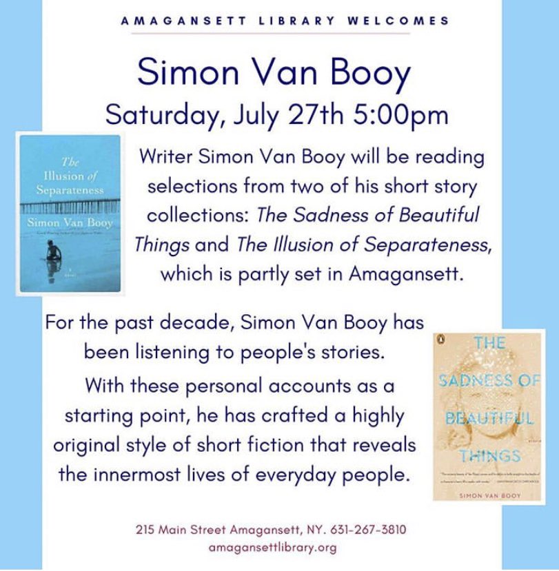 simonvanbooy's tweet photo. If you’re in the #Hamptons this weekend, feel free to swing by and say hello... #amagansett #easthampton #bookhampton #canios #montauk https://t.co/yH3Blu6pU7