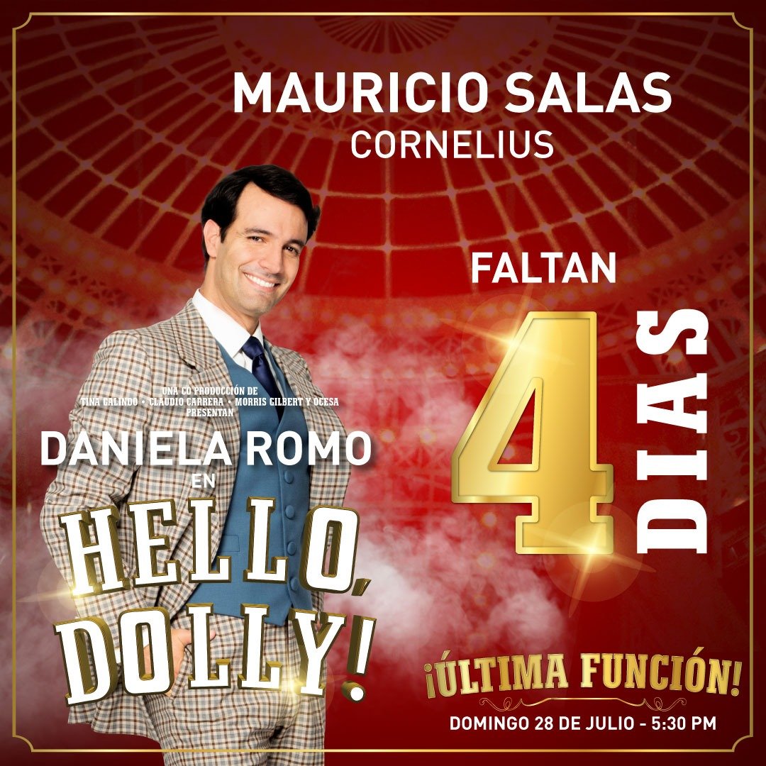 La coreografía y la orquesta en vivo te harán vibrar desde tu lugar. 😍 bit.ly/HelloDolly_Bol…