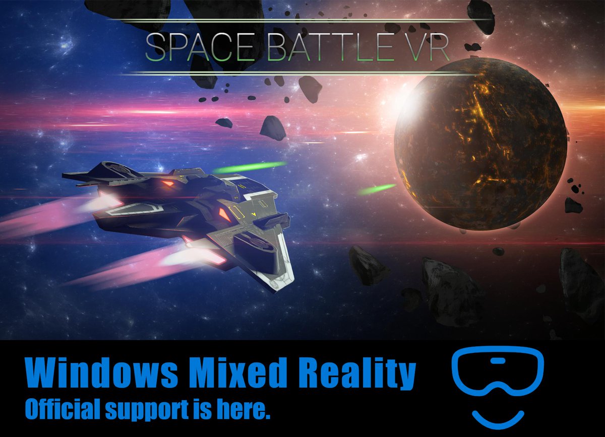 Space Battle VR (@battle_vr) on Twitter photo We know some of you have been waiting for it for a long time. You can now play the Space Battle VR with your Windows Mixed Reality headset! The price of the game is also 50% off!
#indiedev #gamedev #steamvr #indiegames #vr #gamedevelopment #IndieGameDev #WMR
<a href="/unity3d/">Unity3D (inactive)</a> We know some of you have been waiting for it for a long time. You can now play the Space Battle VR with your Windows Mixed Reality headset! The price of the game is also 50% off!
#indiedev #gamedev #steamvr #indiegames #vr #gamedevelopment #IndieGameDev #WMR
<a href="/unity3d/">Unity3D (inactive)</a>