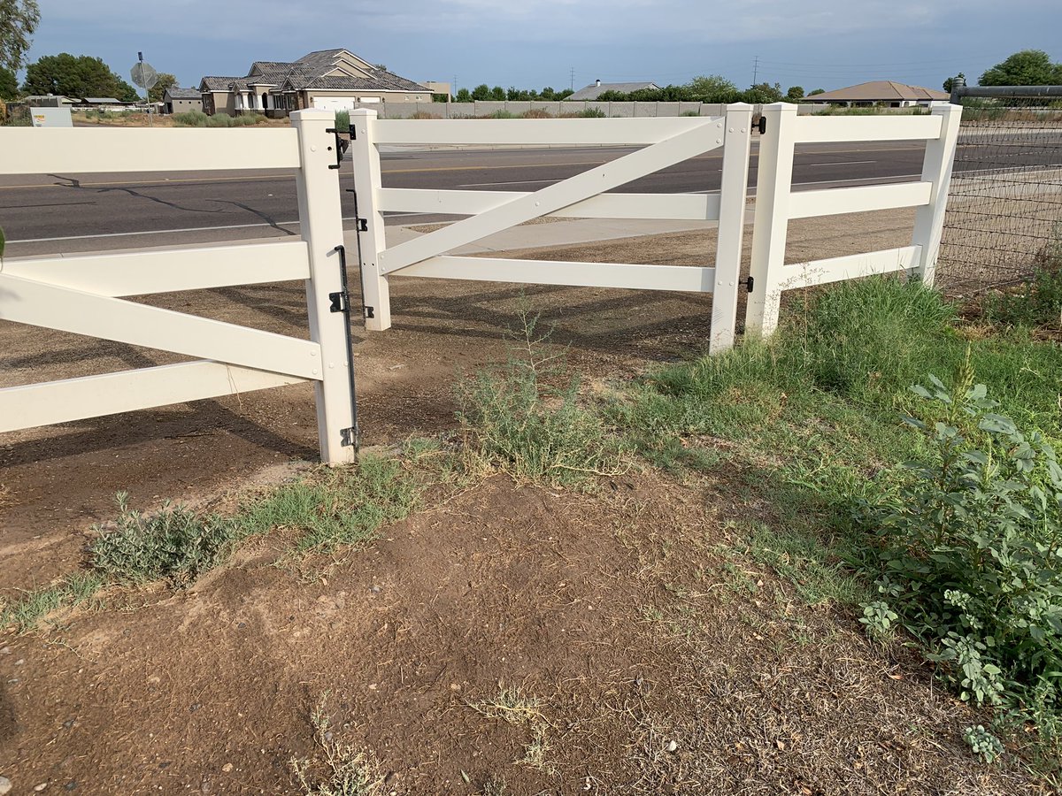 Picture of my open gate