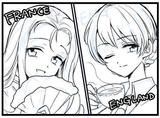 マリー様初めてまともに描いたけど超～むずいね… 