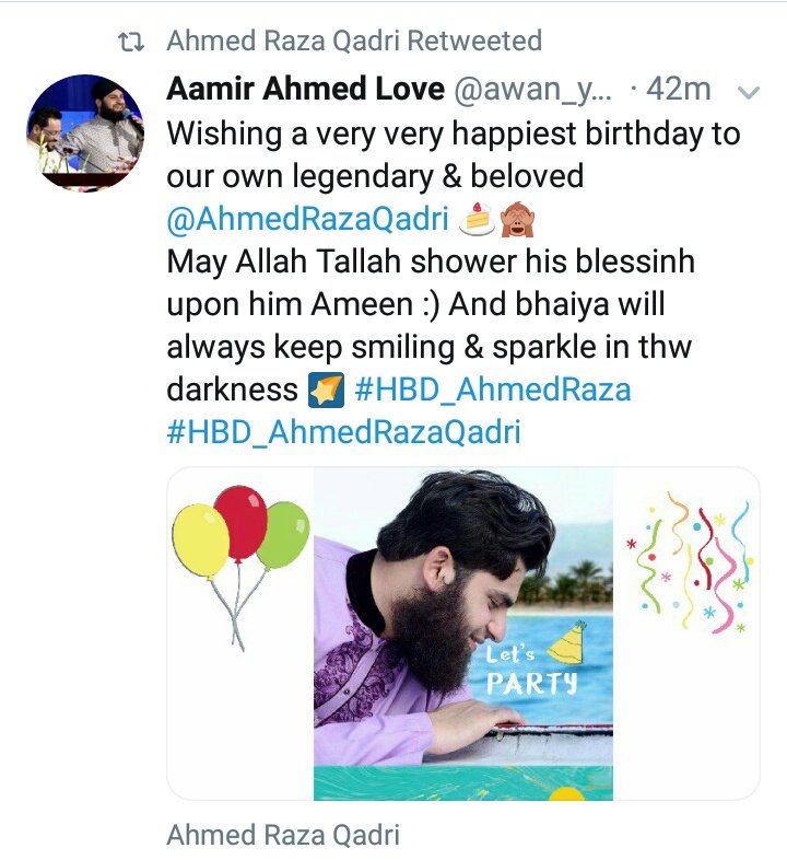 awan_yashfa's tweet image. Tb to @AhmedRazaQadri birthday night  🙈🎉 
Bestest treat it was ❤ 
JazakAllah 💖💖💖 
#AhmedRazaQadri #HARQ #ARQ