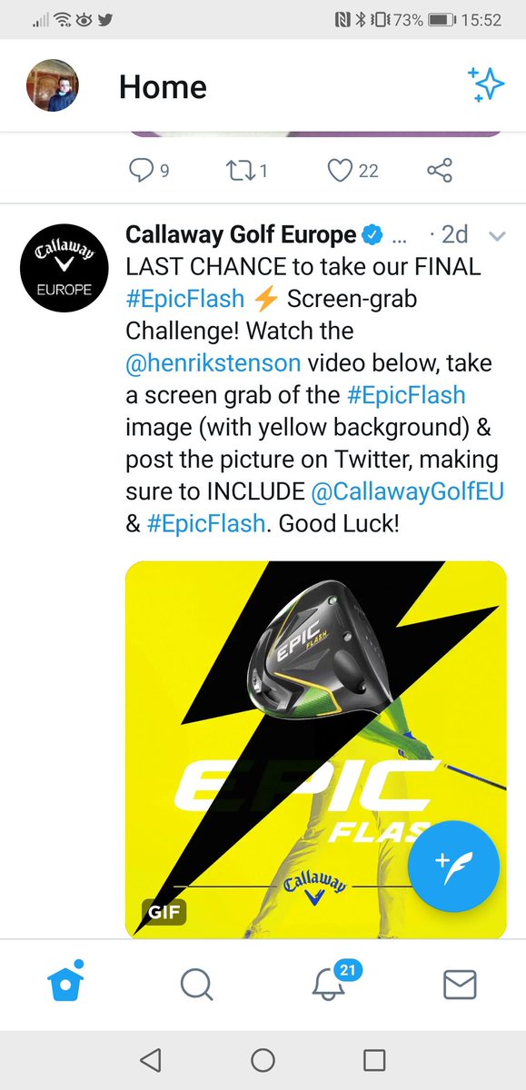 paultunners's tweet photo. @CallawayGolfEU #epicflash https://t.co/jlRPaI5ft8