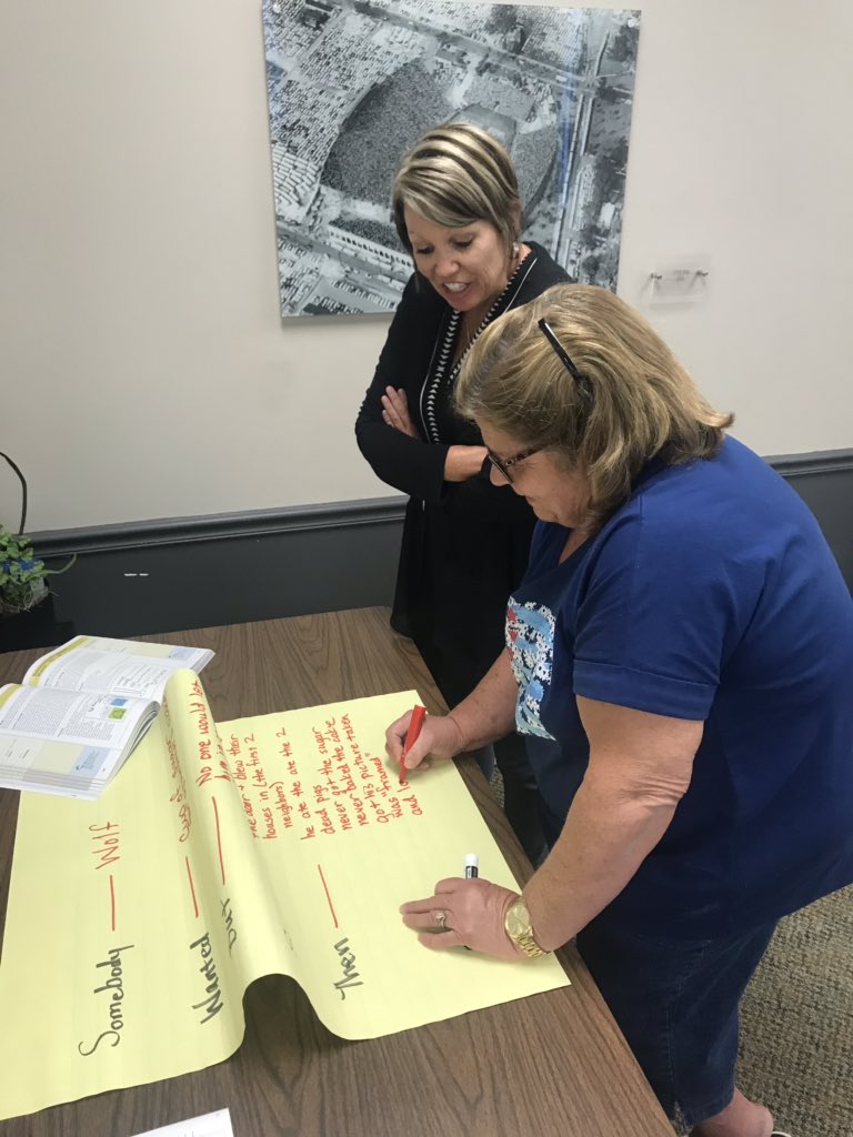 FDLRSCrown's tweet photo. @DuvalSchools @DCPS_EESS teachers spend their last days of summer learning additional reading strategies for their students! https://t.co/qsJa58gOOp