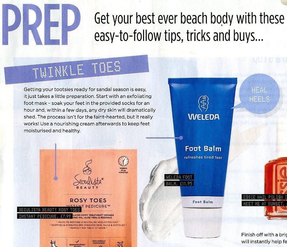 WeledaUK's tweet photo. Great to see our Weleda Foot Balm featured in @CloserOnline to help prep summer sandal feet. In this hot weather, this cooling balm is a real saviour. https://t.co/jgA1bXrhVa