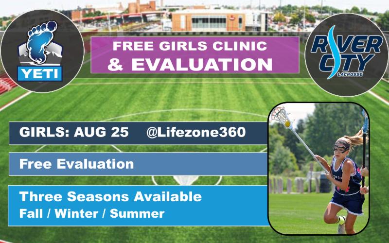 Girls Lacrosse! | Free Clinic and Evaluations! conta.cc/2Y5bFQ7