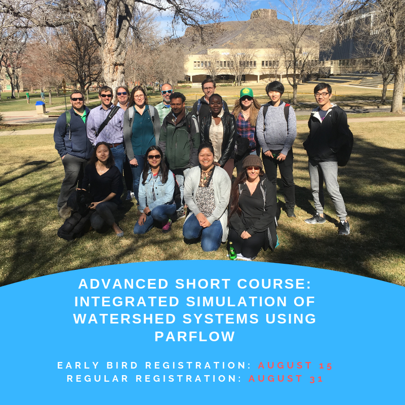 CUAHSI's tweet photo. Are you a grad student, post-doc, or professional working in hydrology? If so, you're eligible to participate in the Advanced Short Course: Integrated Simulation of Watershed Systems Using ParFlow! Register here: https://t.co/0QEKDO03u4 
#ParFlow #CUAHSI #modeling https://t.co/tKOkuqdtex