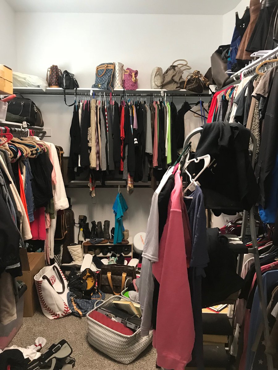 ToniaTomlin's tweet image. Sorted Out&apos;s Before and After # 9 
The Closet Space:  This is one of the most requested spaces for organization. You do not have to pay for custom built-ins to have an organized and functional closet. We can help you get the most out of this space!
#sortedout #transformedspaces