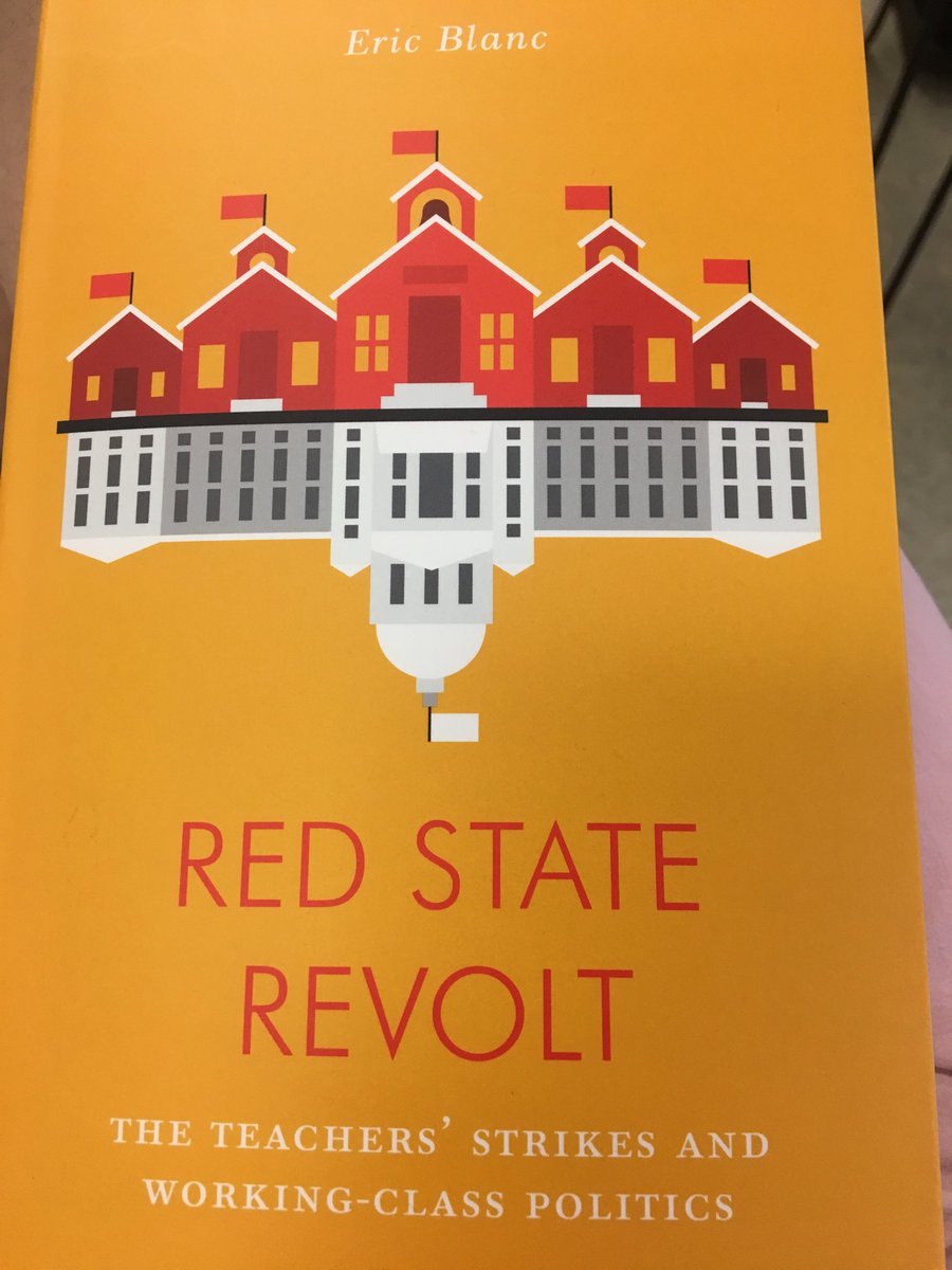 SChenHayes's tweet photo. Beginning my summer reading with @_ericblanc and #RedStateRevolt. My @cunystruggle @7korstrike and @RUExploited colleagues doing the same. Get ready for #strikeauthorization chapter votes @PSC_CUNY @PSC_Lehman! #rankandfile lead. @QcUnite https://t.co/jV4YkAcxpD