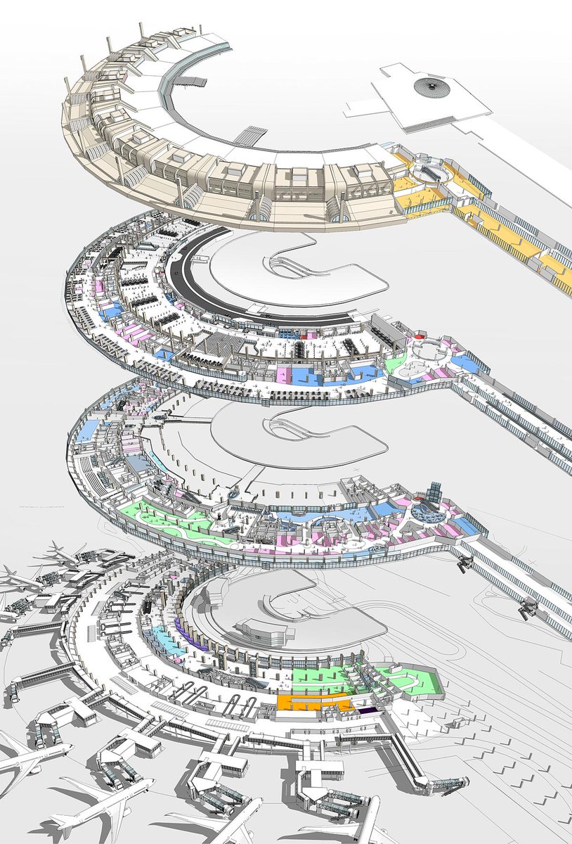 TDS_London's tweet photo. @RIOgaleao is one of the most complex and ultimately exciting projects we have ever worked on. We took on a dual-specialist role that involved creating the commercial master plan solution for the airport and unique designs for each of the 3 main stores. #Rio #airport https://t.co/iVyBpYWBdh