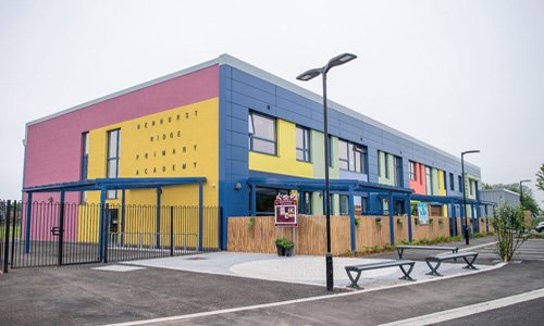 A brand new primary school – only 19 pupils, but more to come: bit.ly/2Z9TSbP #educationsector #educationalbuildings #architecture #design #architects #schoolbuilding #construction