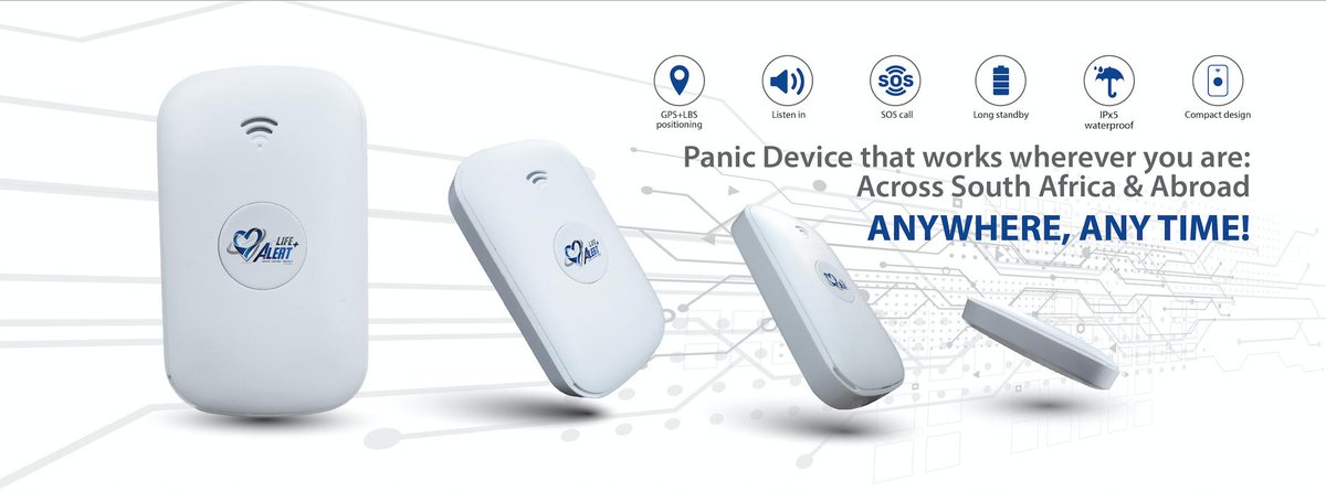StratTech1's tweet image. Our Life Alert #panicbutton offers #emergency assistance 24/7, in any situation. With a World SIMcard you're not dependant on specific networks.
Response are always within reach, whether it is #security- or #medical assistance needed. Order yours online @ lifealert.co.za