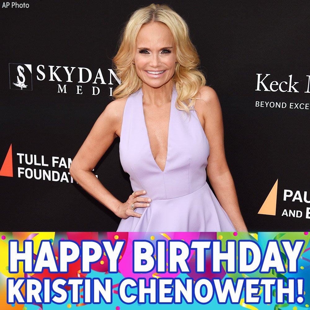 Happy Birthday to Emmy and Tony award-winning actress Kristin Chenoweth! 