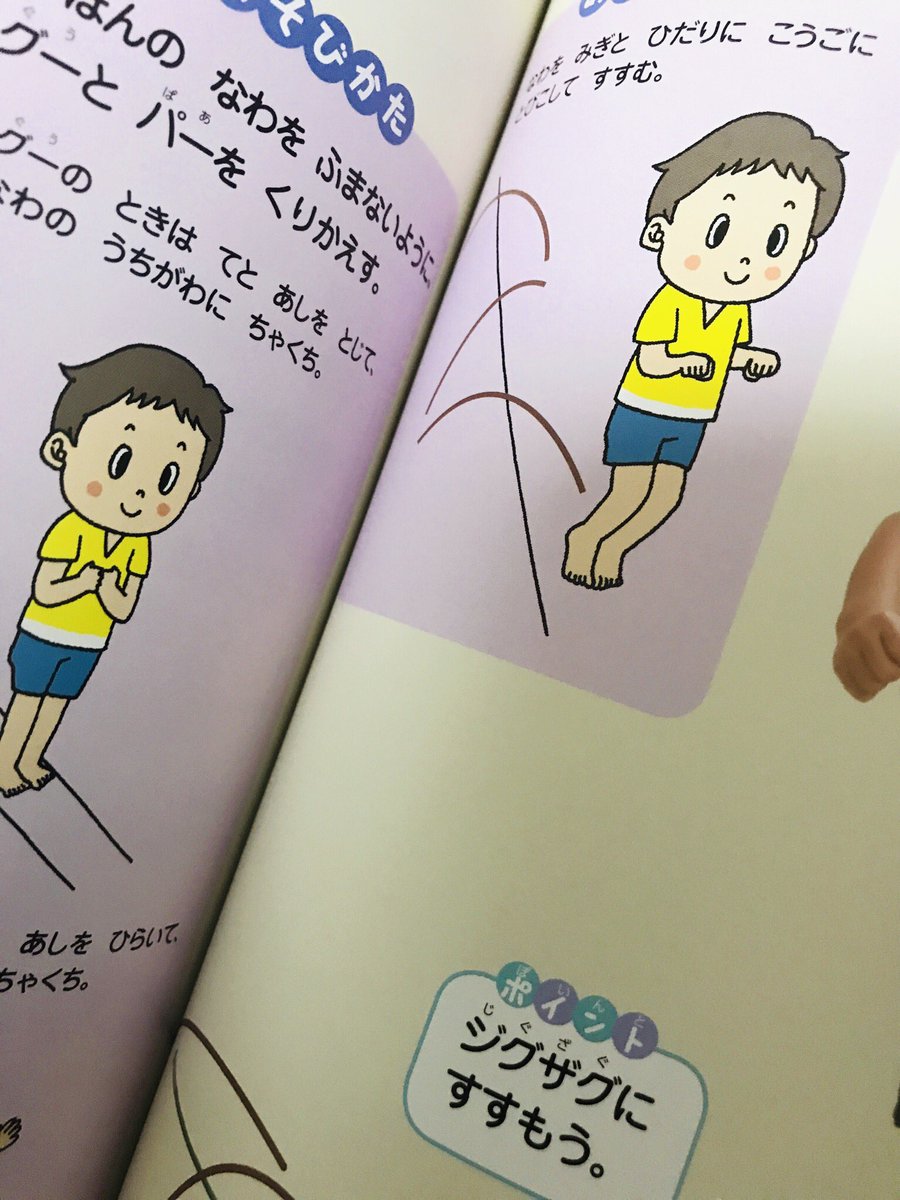 【お仕事】全家研ポピー「年長5・6歳児あおどり7がつ・8がつ」のうんどう遊びのコーナーのイラストを描きました♪ 