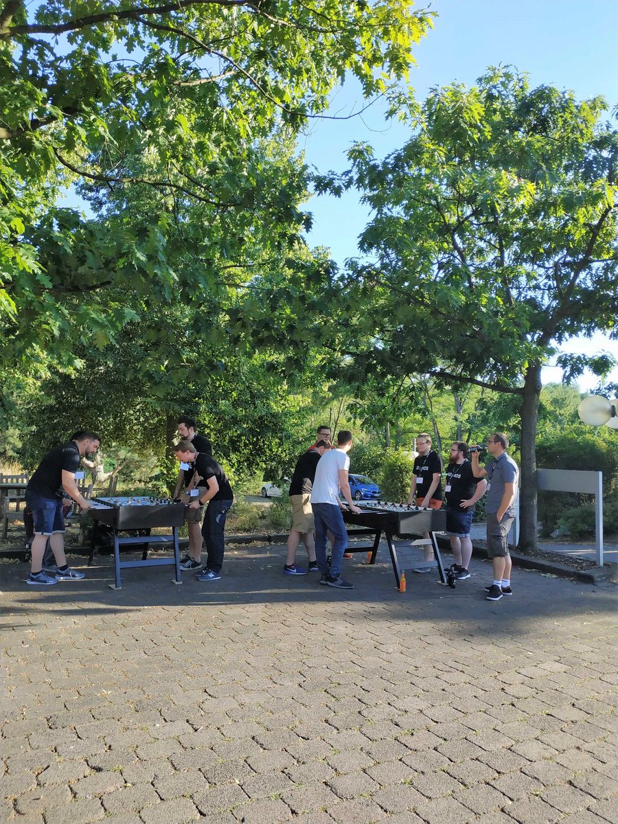 SoftwareAG's tweet photo. #AdamosHackathon hits the home stretch! After we ended day 3 with delicious streetfood, it's now the final sprint for our hackers. In a few hours they'll be presenting their results to the jury.🏆 https://t.co/ba99hBVayE