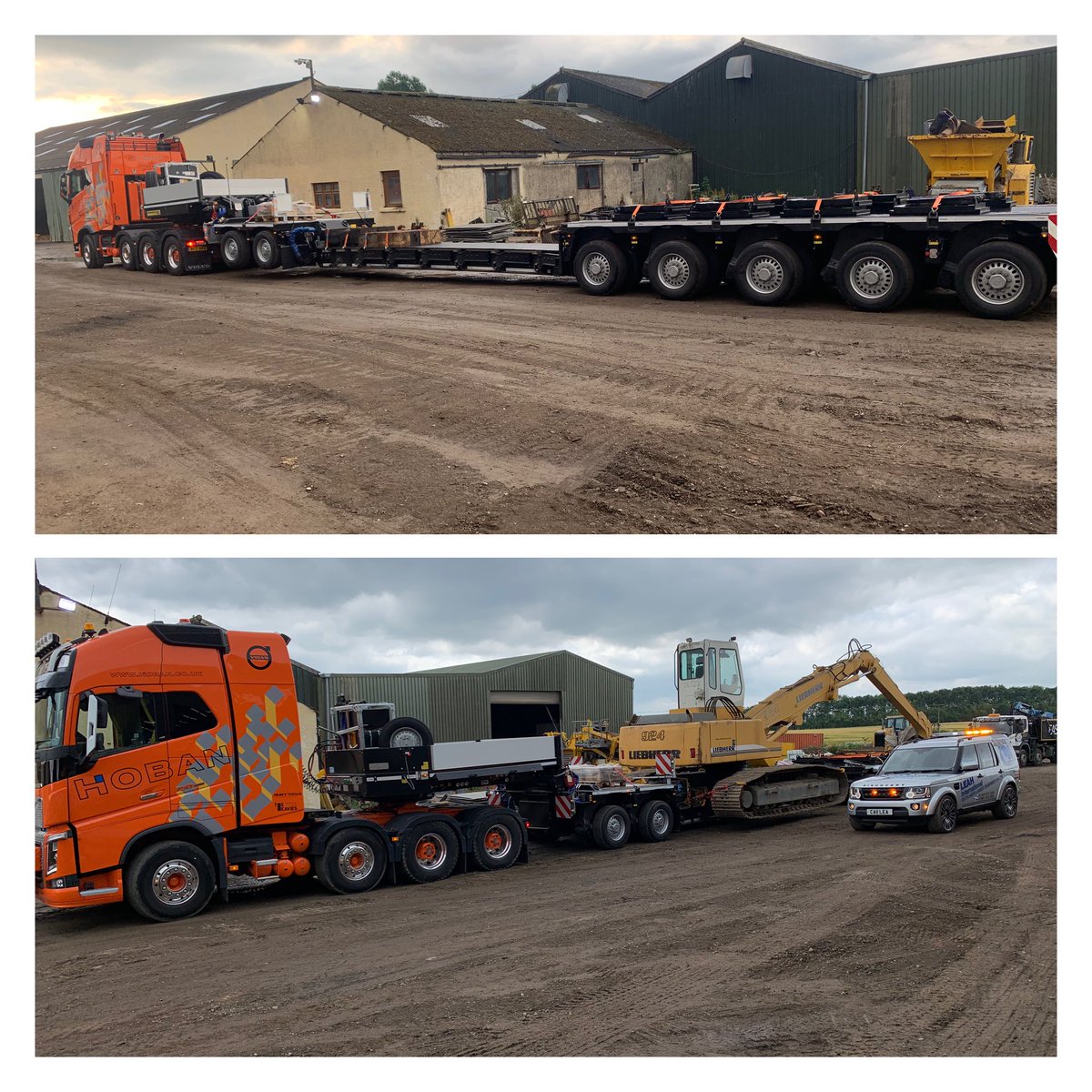 Nice wee load heading south today