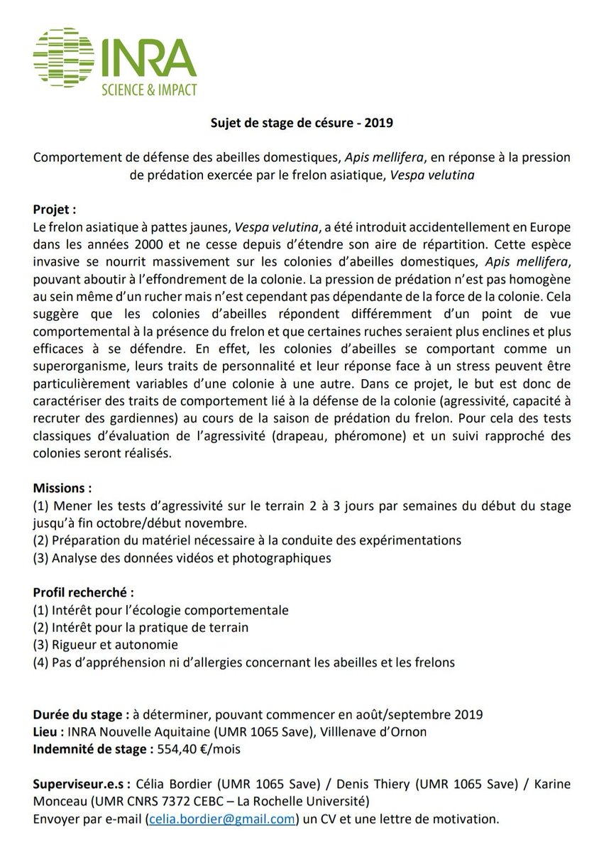 Lettre De Motivation Concours Inra