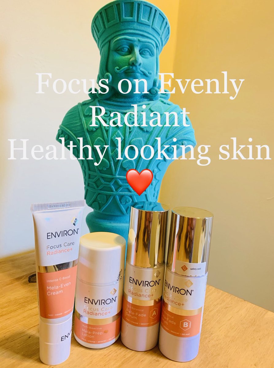 Environ Focus Care, Radiance + Range it will help you to get back your an even, radiant healthy looking skin🌞🥰  PM me for more information #dermoaz #dermoazskinandlaserclinic #iiaa #environskincare #environskincareuk #advancenutritionprogramme #pigmentationremoval #vitaminas