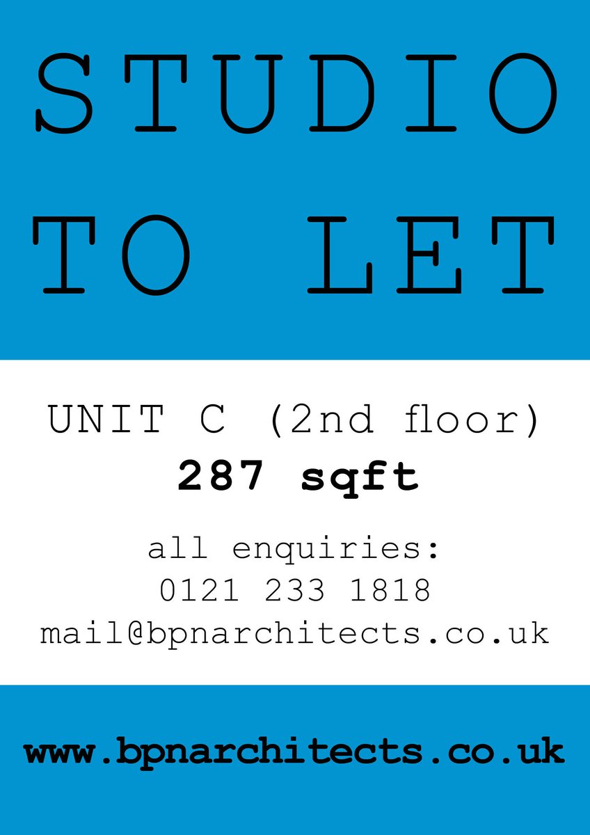 bpnarchitects's tweet photo. #Studiotorent #Officespace #Jewelleryquarter #Birmingham #SmallBusiness https://t.co/qdimLtWUMI