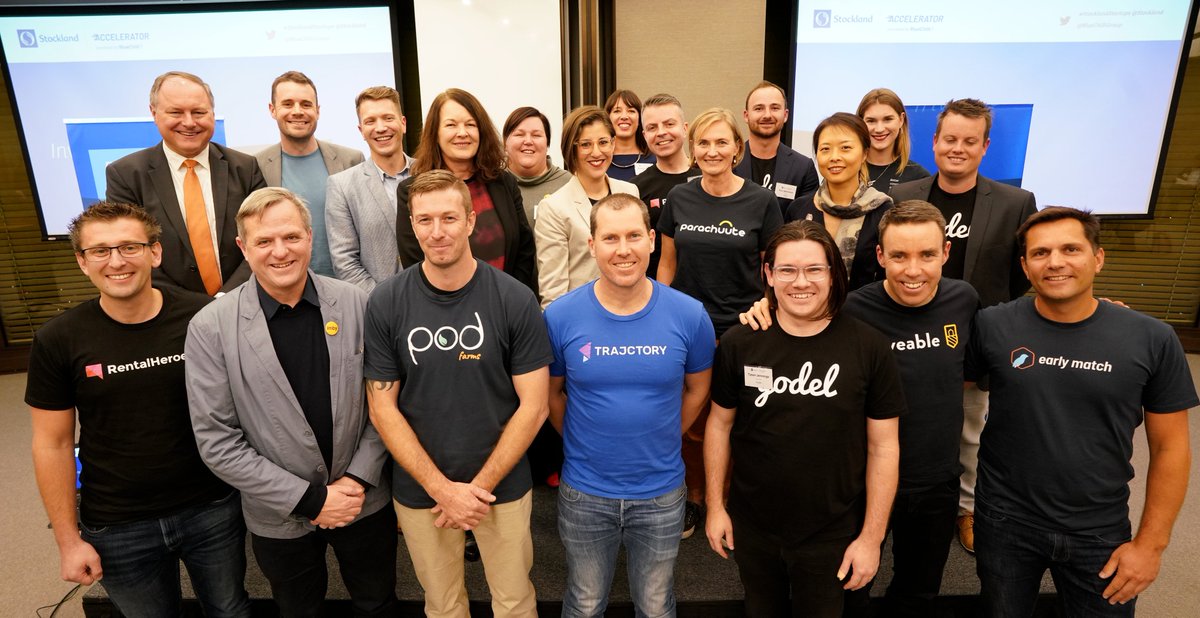 The 10 early-stage #startups in the <a href="/Stockland/">Stockland</a> Accelerator have officially graduated after delivering their final pitches at the Investor Showcase! Thank you to the Stockland team, our advisors and our community for supporting the #StocklandStartups.
Congratulations, founders!