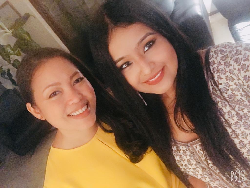 venusthai's tweet photo. 23.07.19 with Sayani Barman, true definition of modern beauty with brain. https://t.co/UiFk49lRSZ