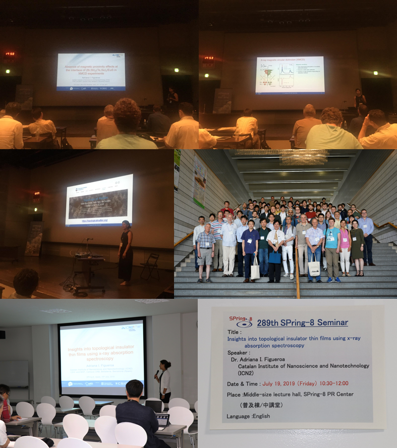 EstimaMscaIF's tweet photo. @aifigueroa84 presented her results of proximity effects at TI/EuS last week at the NTTI2019 and in a seminar in SPring-8 in Japan. Very good reception from the topological insulators and synchrotron radiation communities. @MSCActions  @FET_EU_TOCHA @fet_eu @icn2nano https://t.co/MdQK3Wfg7Q