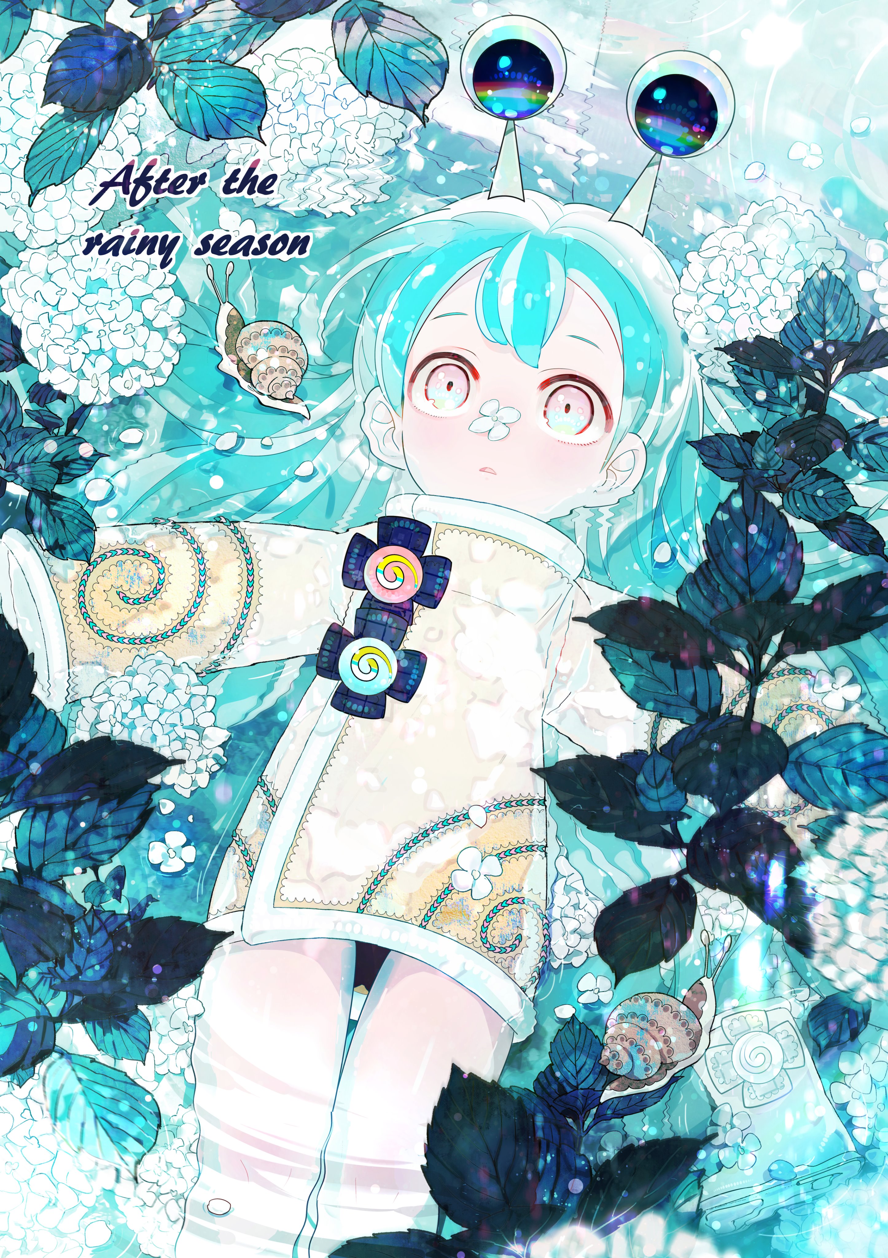 いぬやまりこ 魔王が愛したお人形連載中 雨上がりイラスト 皆さん良い夏を 梅雨明け 創作 オリジナルイラスト 夏休み T Co Ipecr4ygjk Twitter
