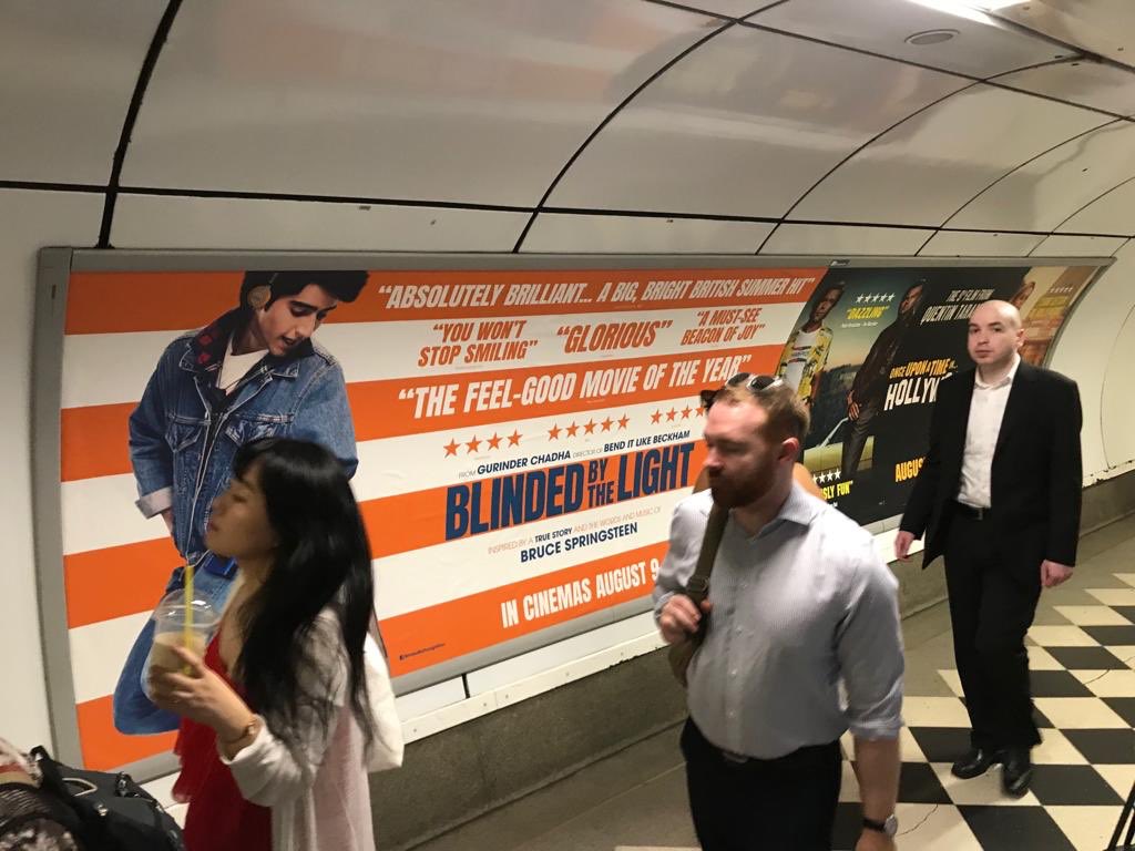 A friend just sent me this photo taken at Holborn station - how bloody amazing is that?! If you see any around the UK can you take a photo and send them please #BlindedbytheLight