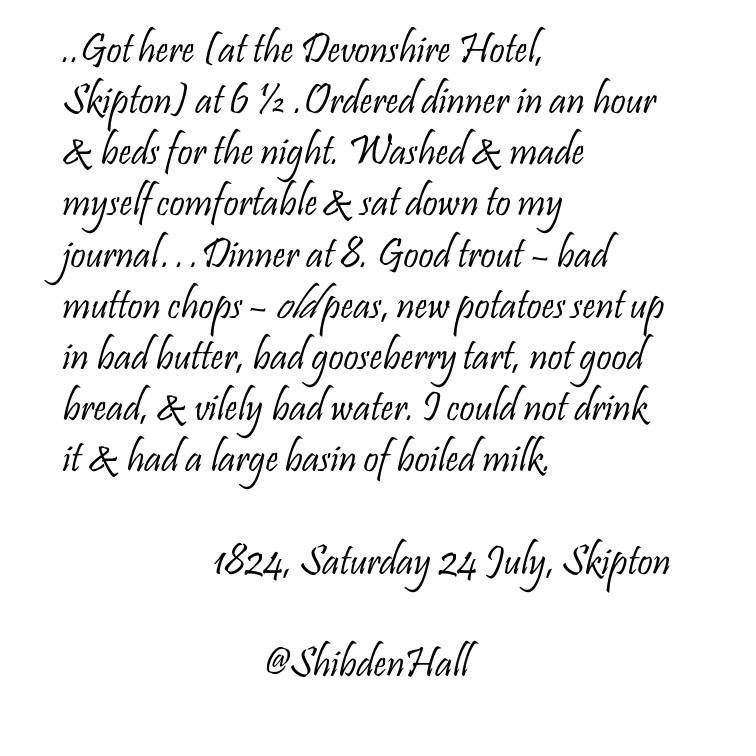 Thinking what should I have for dinner tonight? We’re not sure Anne would recommend the chops! 🎩😂🙈 #GentlemanJack #AnneLister #AnneListerDiaries