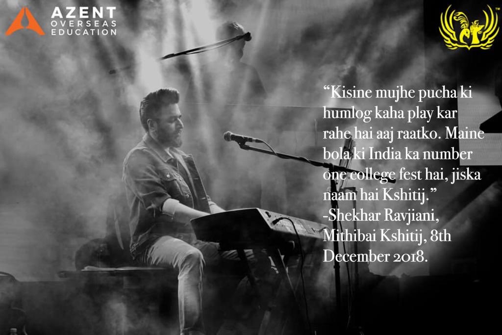 Mithibaikshitij's tweet photo. We at Kshitij are forever grateful for the celebrities  who take time out of their busy schedules and grace our festival with their presence, spreading vibes of enthusiasm with their impeccable performances. #thankyou #throwbackkshitij18 https://t.co/Sbnl0nxtZo